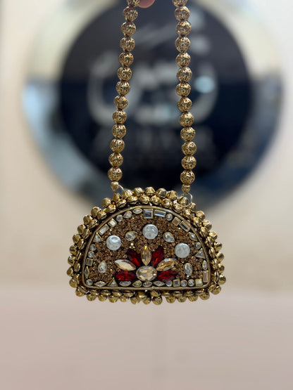 Stylish Turkish Kundan Heer Clutch_New Arrival_Design 6