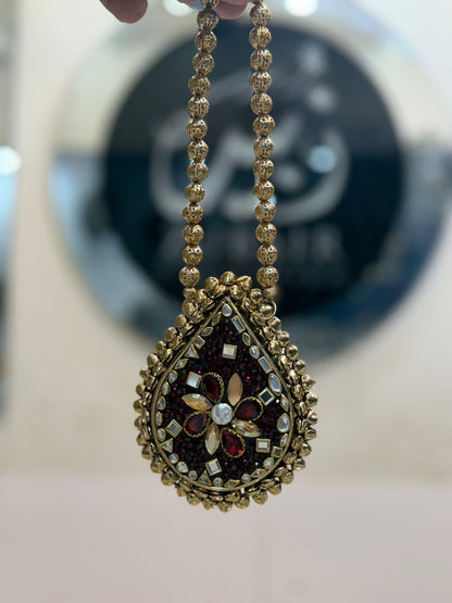 Stylish Turkish Kundan Heer Clutch_New Arrival_Design 8