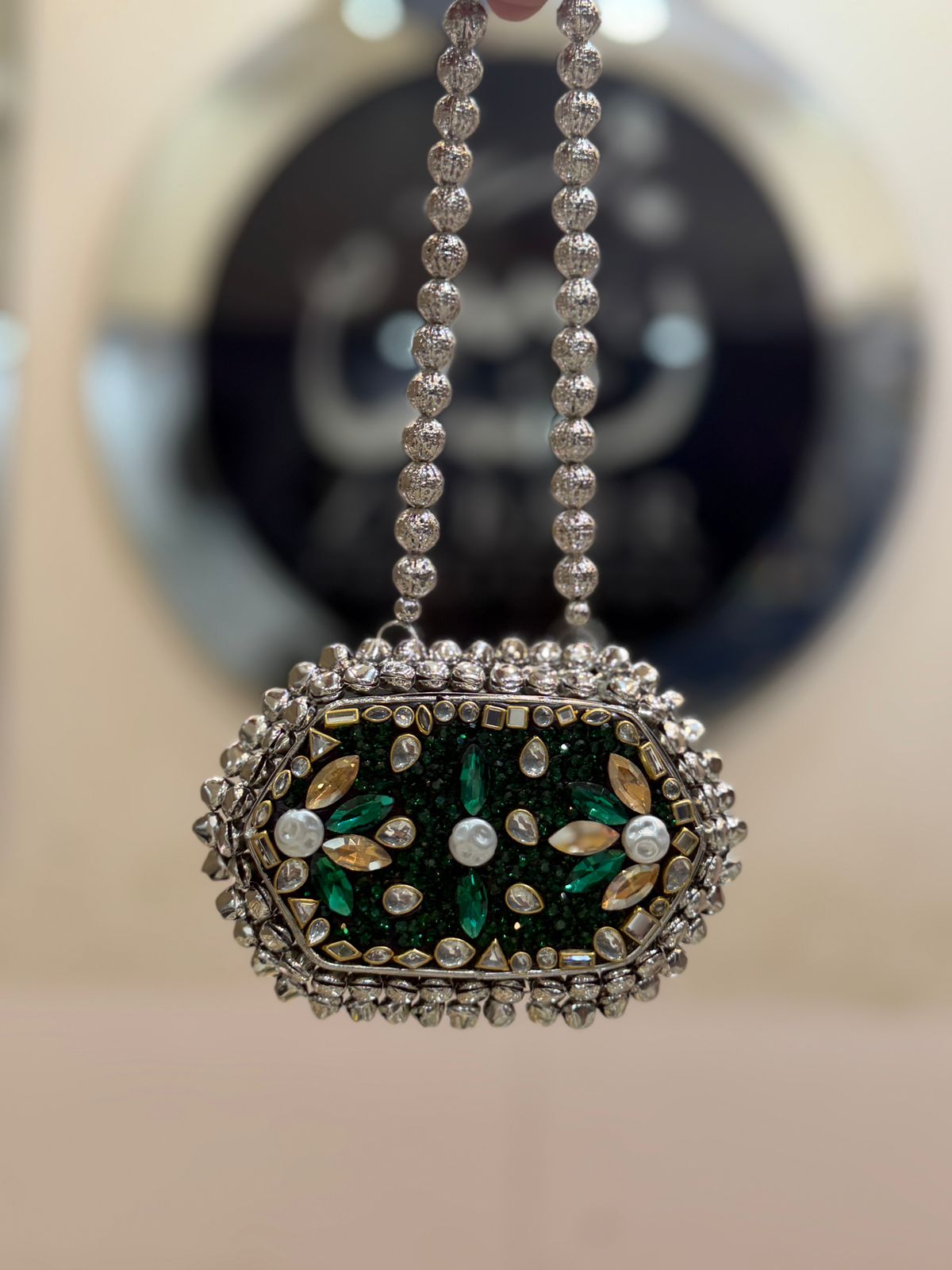 Stylish Turkish Kundan Heer Clutch_New Arrival_Design 9