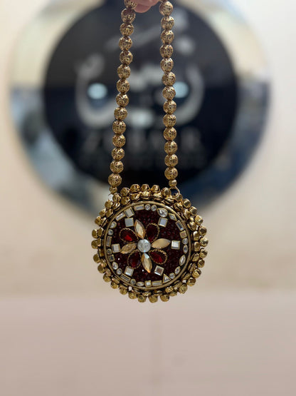 Stylish Turkish Kundan Heer Clutch_New Arrival_Design 13