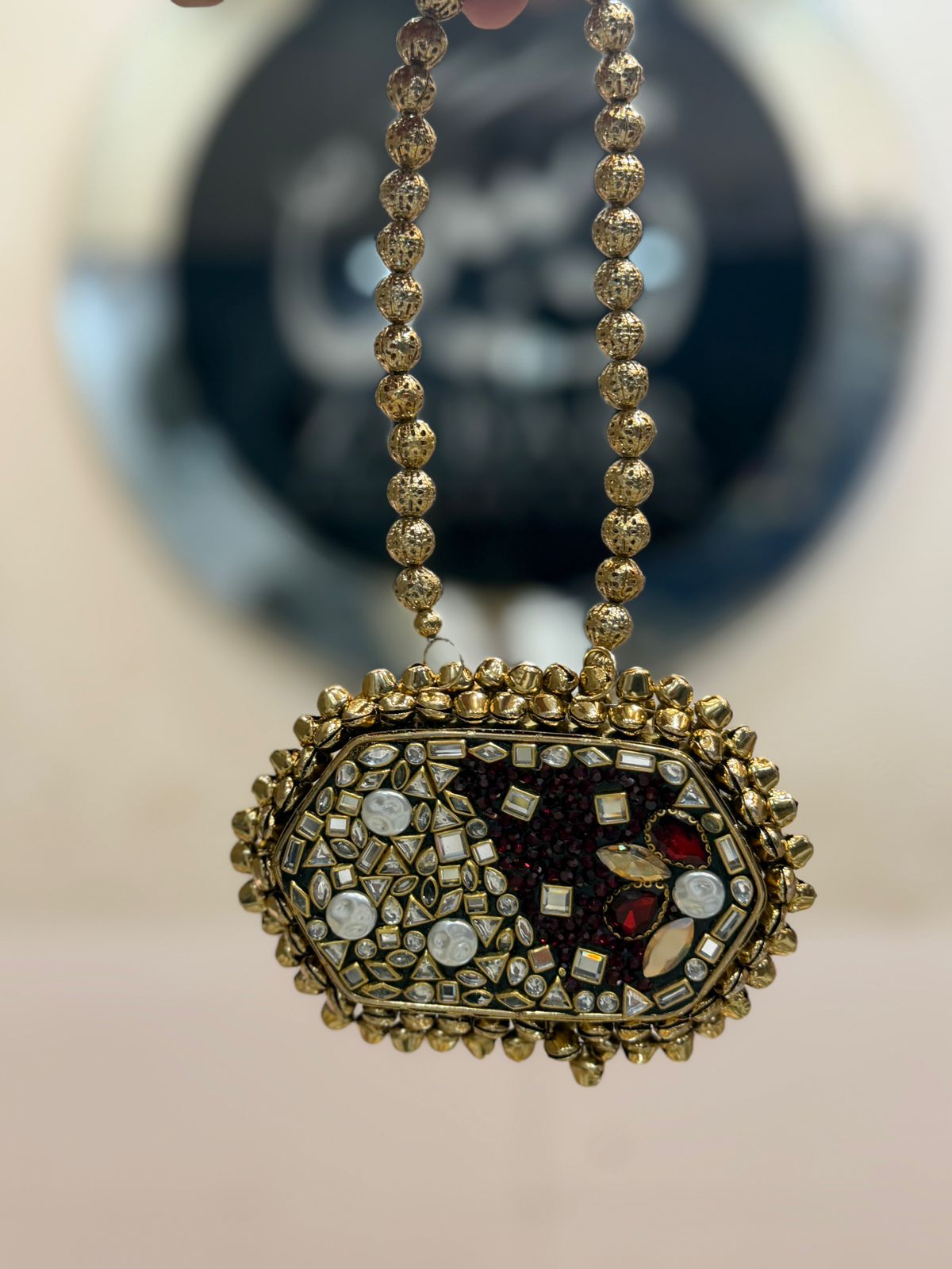 Stylish Turkish Kundan Heer Clutch_New Arrival_Design 20