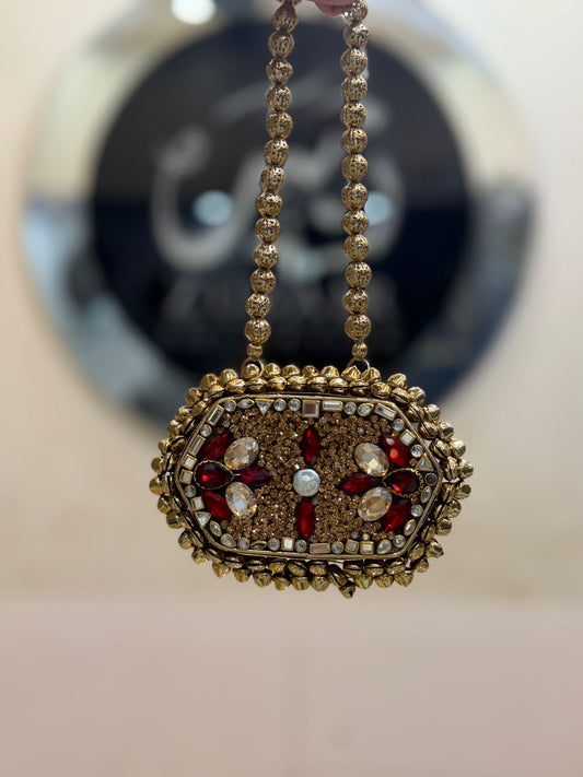 Stylish Turkish Kundan Heer Clutch_New Arrival_Design 27