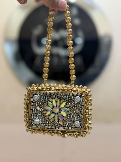 Stylish Turkish Kundan Heer Clutch_New Arrival_Design 33