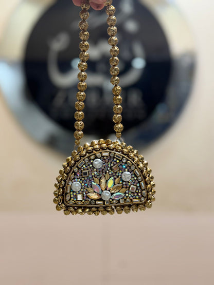 Stylish Turkish Kundan Heer Clutch_New Arrival_Design 34