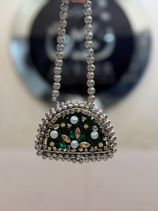 Stylish Turkish Kundan Heer Clutch_New Arrival_Design 57