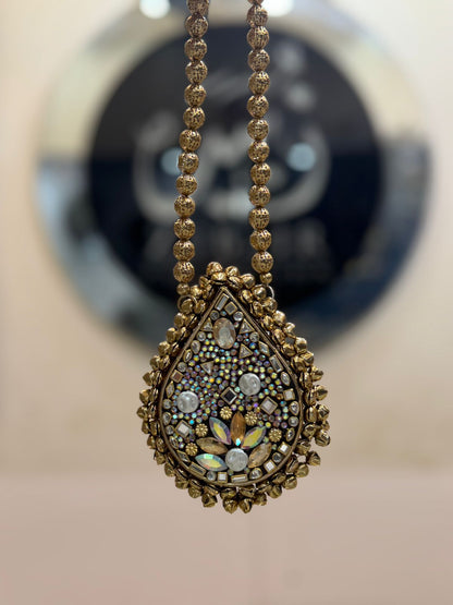 Stylish Turkish Kundan Heer Clutch_New Arrival_Design 68