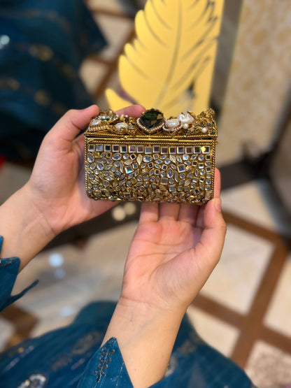 Stylish Turkish Kundan Clutch_New Arrival_Design 9