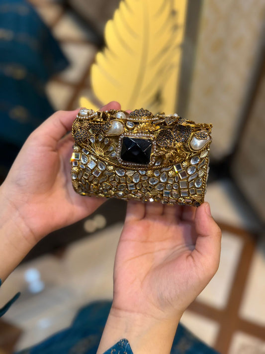 Stylish Turkish Kundan Clutch_New Arrival_Design 10