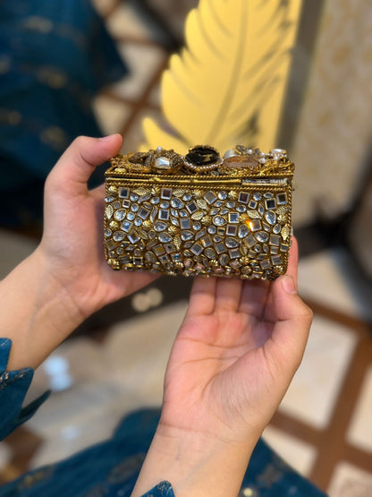 Stylish Turkish Kundan Clutch_New Arrival_Design 10