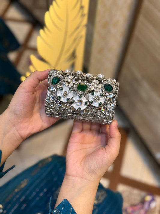Stylish Turkish Kundan Clutch_New Arrival_Design 13