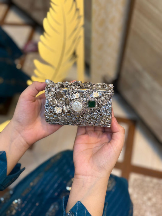 Stylish Turkish Kundan Clutch_New Arrival_Design 14