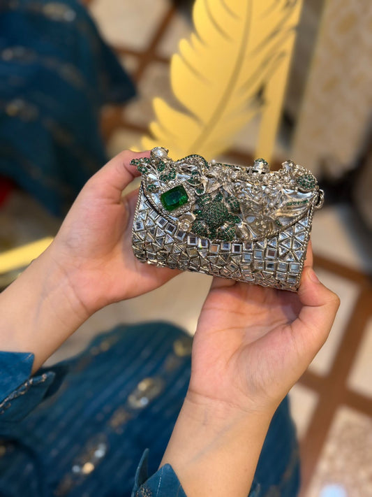 Stylish Turkish Kundan Clutch_New Arrival_Design 17