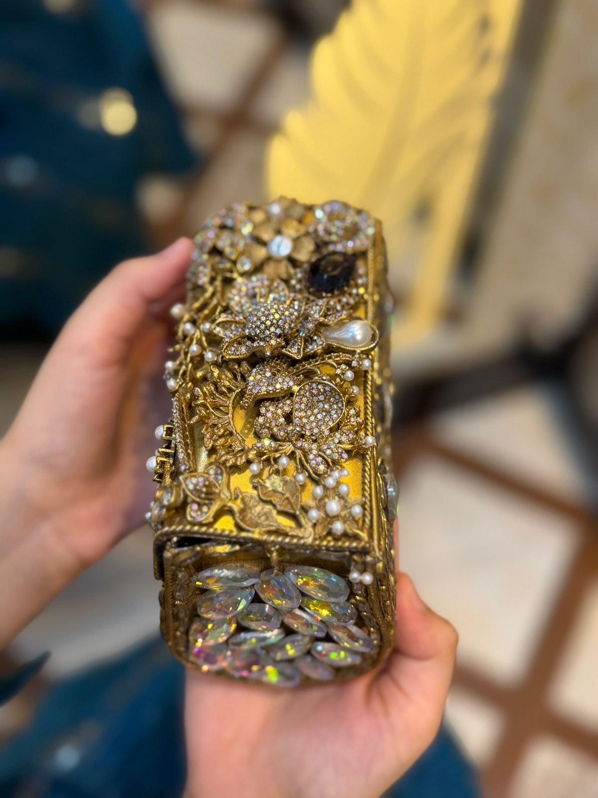 Turkish Kundan Stylish Designer Clutch_New Arrival_ Design 2