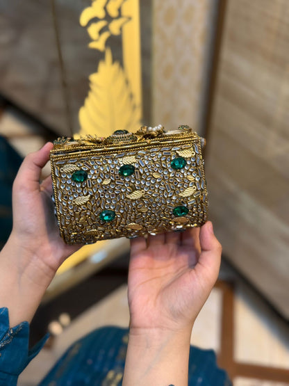 Turkish Kundan Stylish Designer Clutch_New Arrival_ Design 3