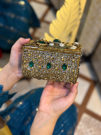 Turkish Kundan Stylish Designer Clutch_New Arrival_ Design 4