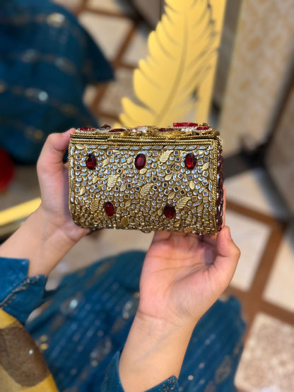 Turkish Kundan Stylish Designer Clutch_New Arrival_ Design 10
