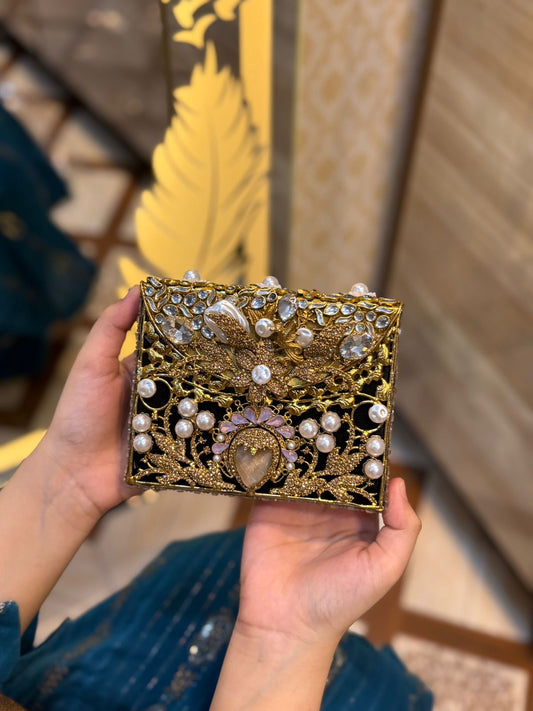 Turkish Kundan Designer Clutch_New Arrival_Design 1