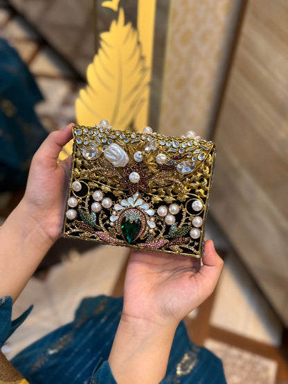 Turkish Kundan Designer Clutch_New Arrival_Design 4