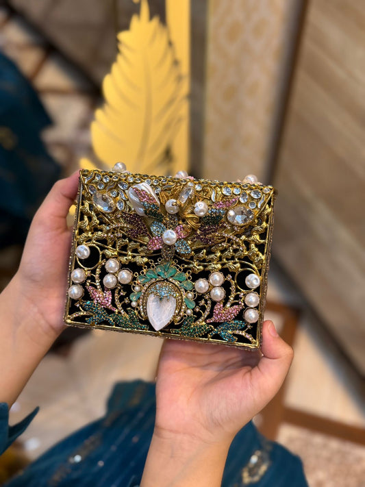 Turkish Kundan Designer Clutch_New Arrival_Design 5