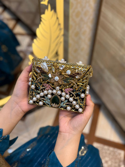 Turkish Kundan Designer Clutch_New Arrival_Design 6