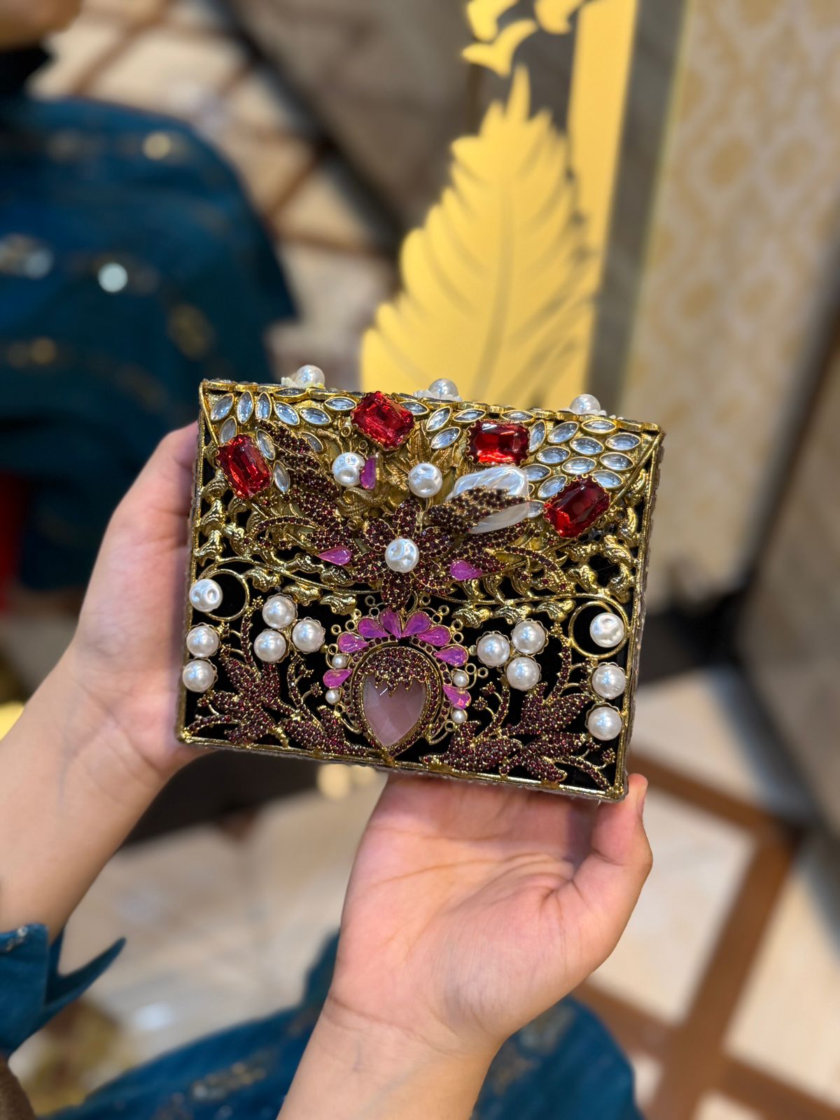 Turkish Kundan Designer Clutch_New Arrival_Design 9