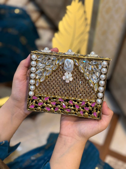 Turkish Kundan Designer Clutch_New Arrival_Design 9