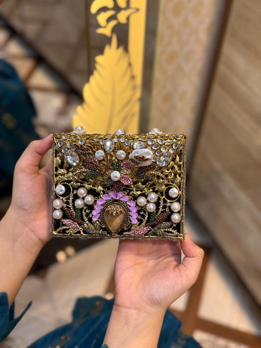 Turkish Kundan Designer Clutch_New Arrival_Design 12