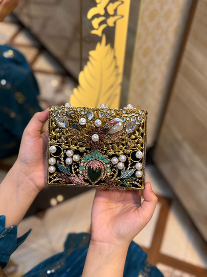 Turkish Kundan Designer Clutch_New Arrival_Design 13