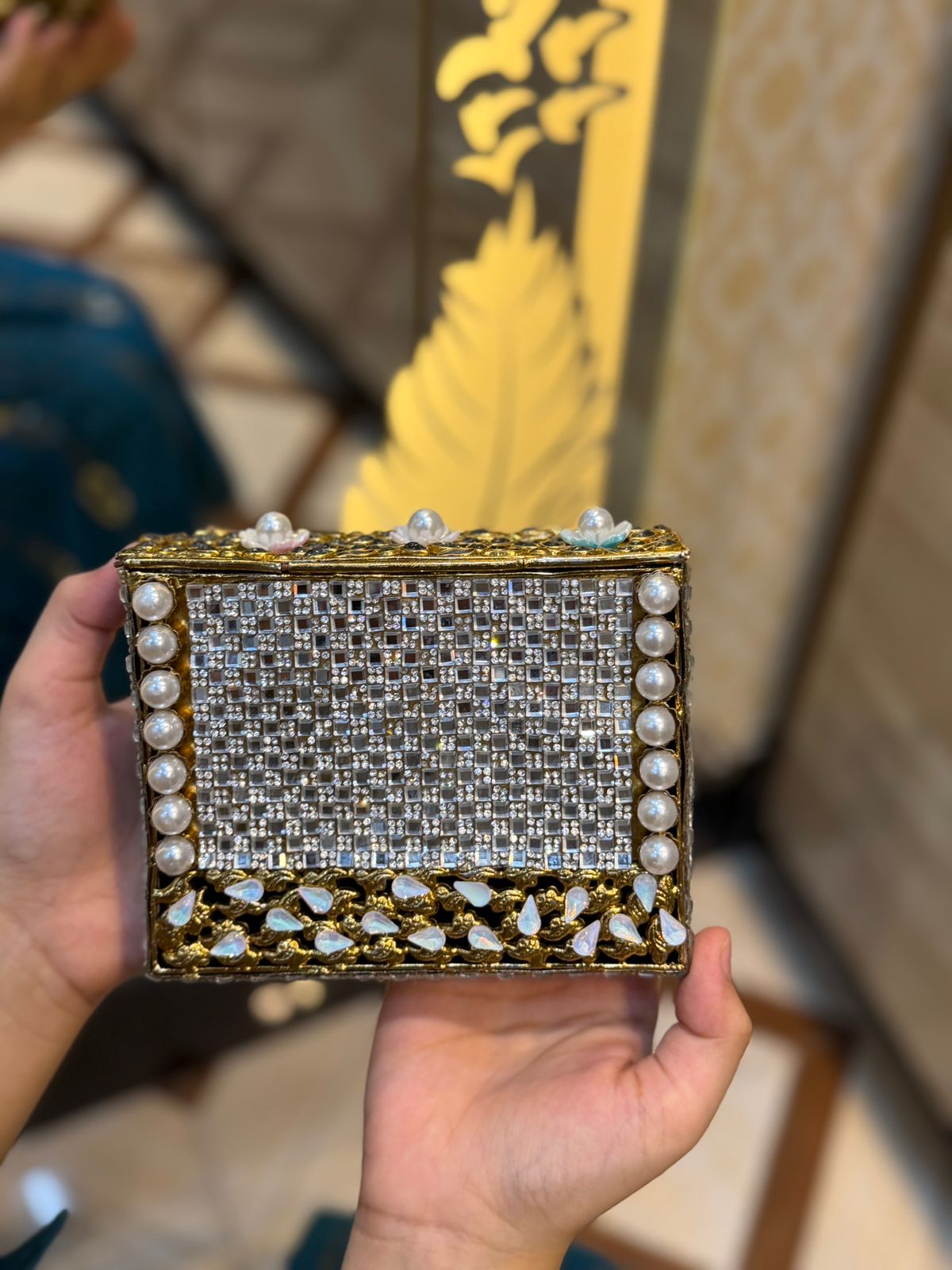 Turkish Kundan Designer Clutch_New Arrival_Design 16