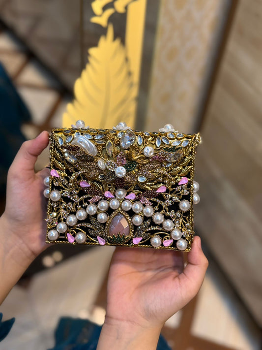 Turkish Kundan Designer Clutch_New Arrival_Design 17