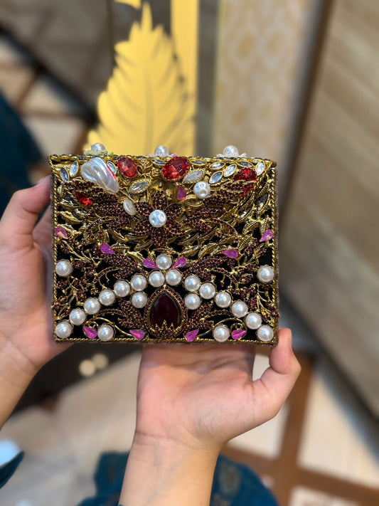 Turkish Kundan Designer Clutch_New Arrival_Design 18