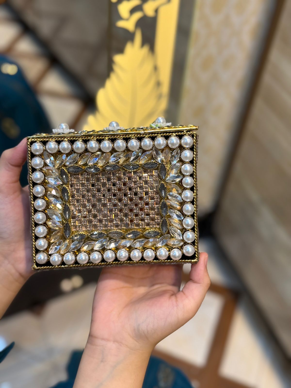 Turkish Kundan Designer Clutch_New Arrival_Design 18