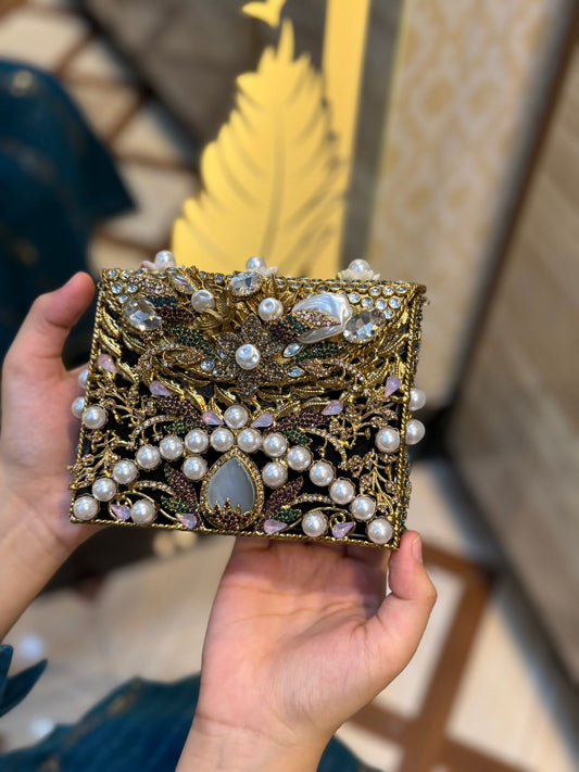 Turkish Kundan Designer Clutch_New Arrival_Design 19
