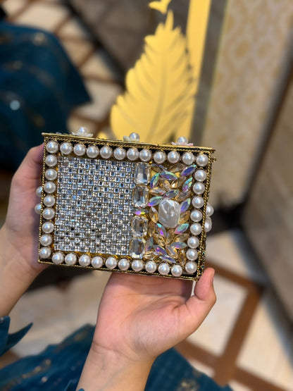 Turkish Kundan Designer Clutch_New Arrival_Design 19