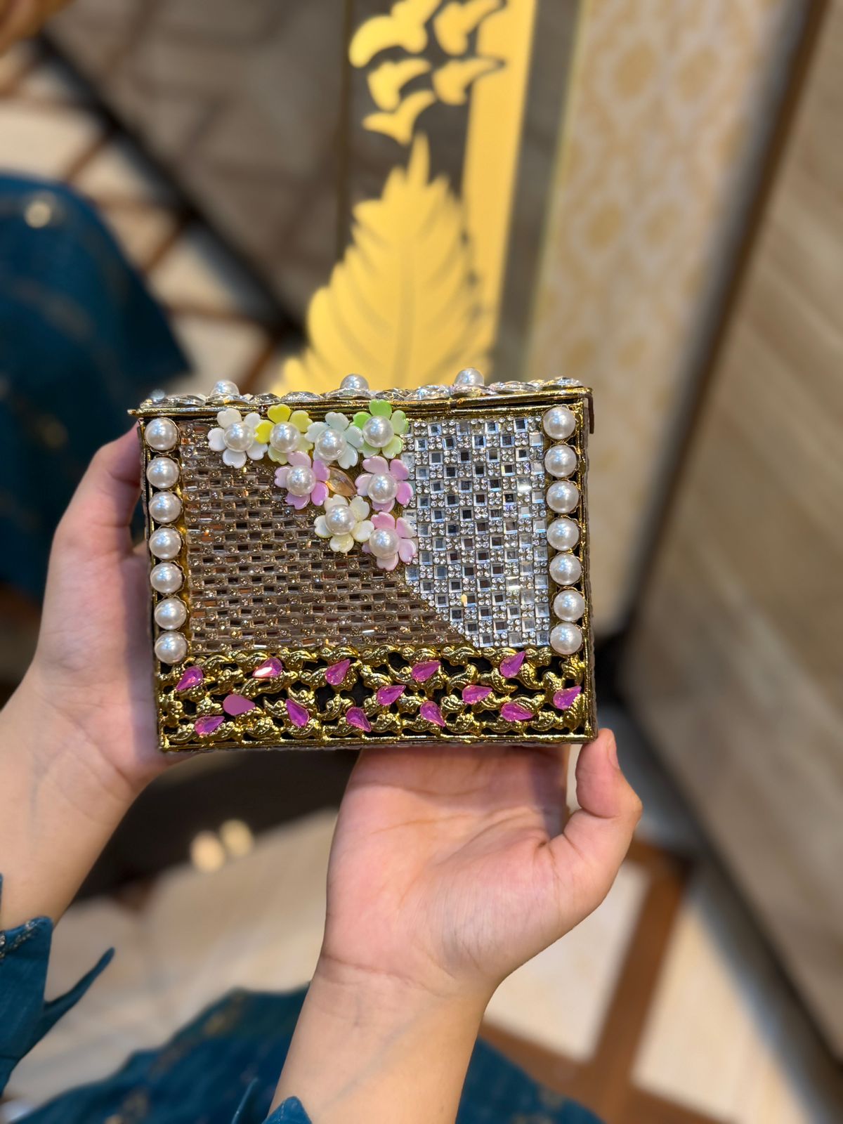 Turkish Kundan Designer Clutch_New Arrival_Design 20
