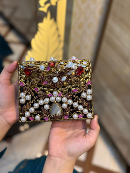 Turkish Kundan Designer Clutch_New Arrival_Design 21
