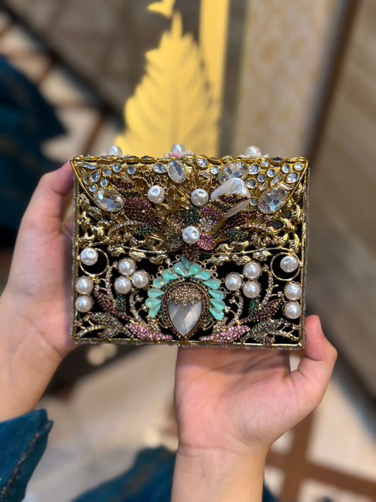 Turkish Kundan Designer Clutch_New Arrival_Design 23