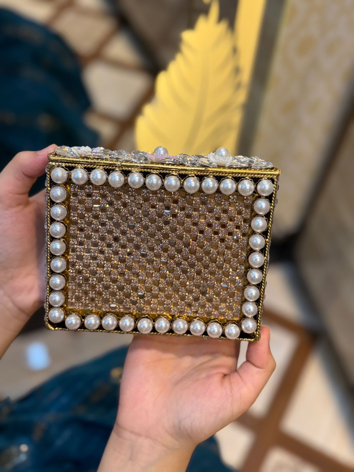Turkish Kundan Designer Clutch_New Arrival_Design 25