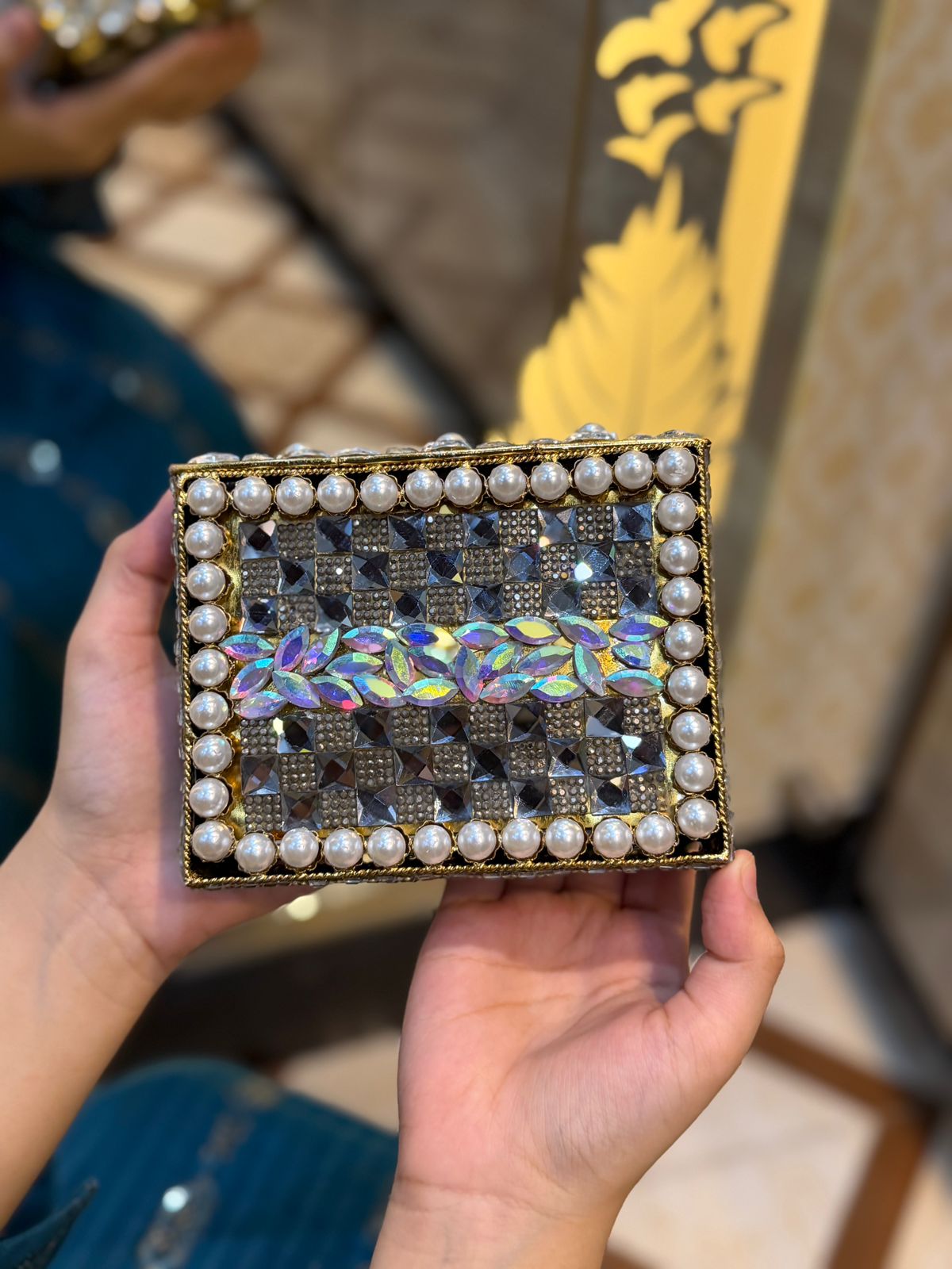 Turkish Kundan Designer Clutch_New Arrival_Design 28