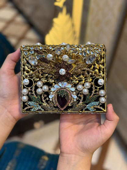 Turkish Kundan Designer Clutch_New Arrival_Design 29