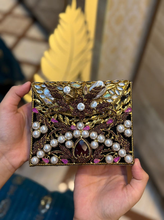 Turkish Kundan Designer Clutch_New Arrival_Design 30