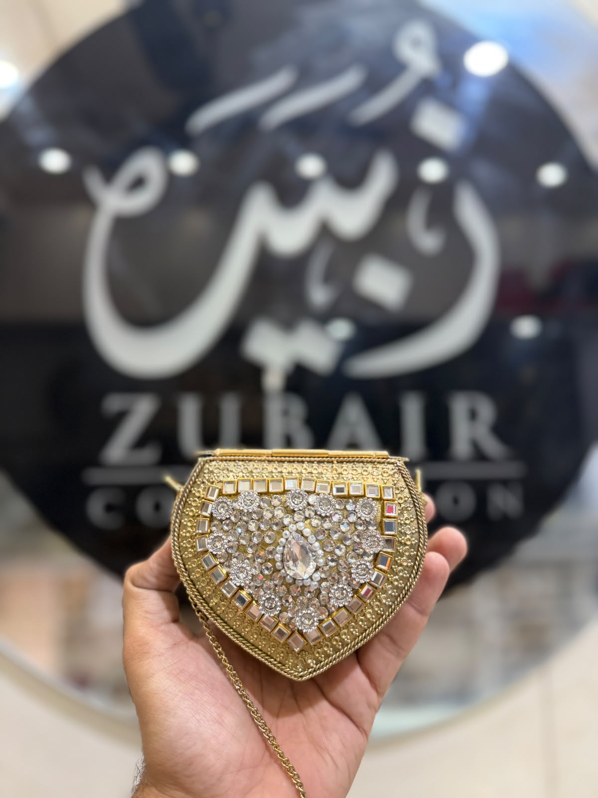Handmade Kundan Designer Small Clutch_New Arrival_Design 1