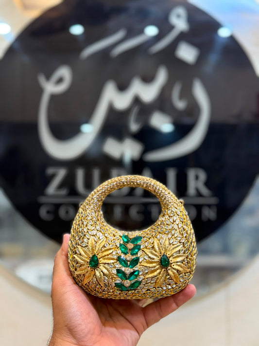 Stylish Kundan Moon Clutch_New Arrivals 9