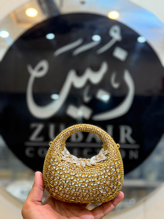 Stylish Kundan Moon Clutch_New Arrivals 10