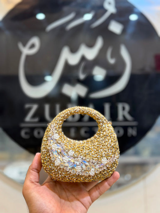 Stylish Kundan Moon Clutch_New Arrivals 13