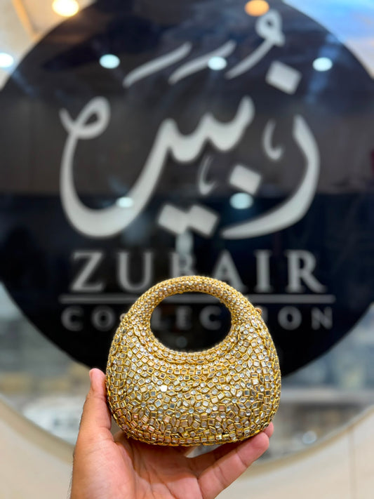 Stylish Kundan Moon Clutch_New Arrivals 25