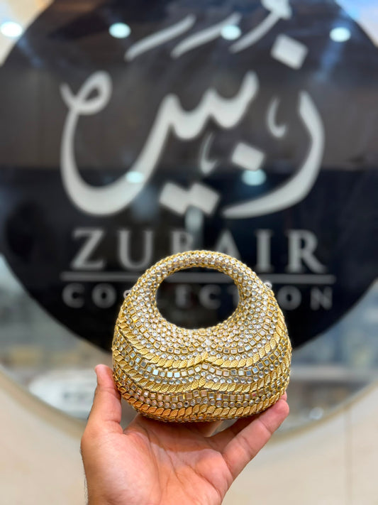 Stylish Kundan Moon Clutch_New Arrivals 26