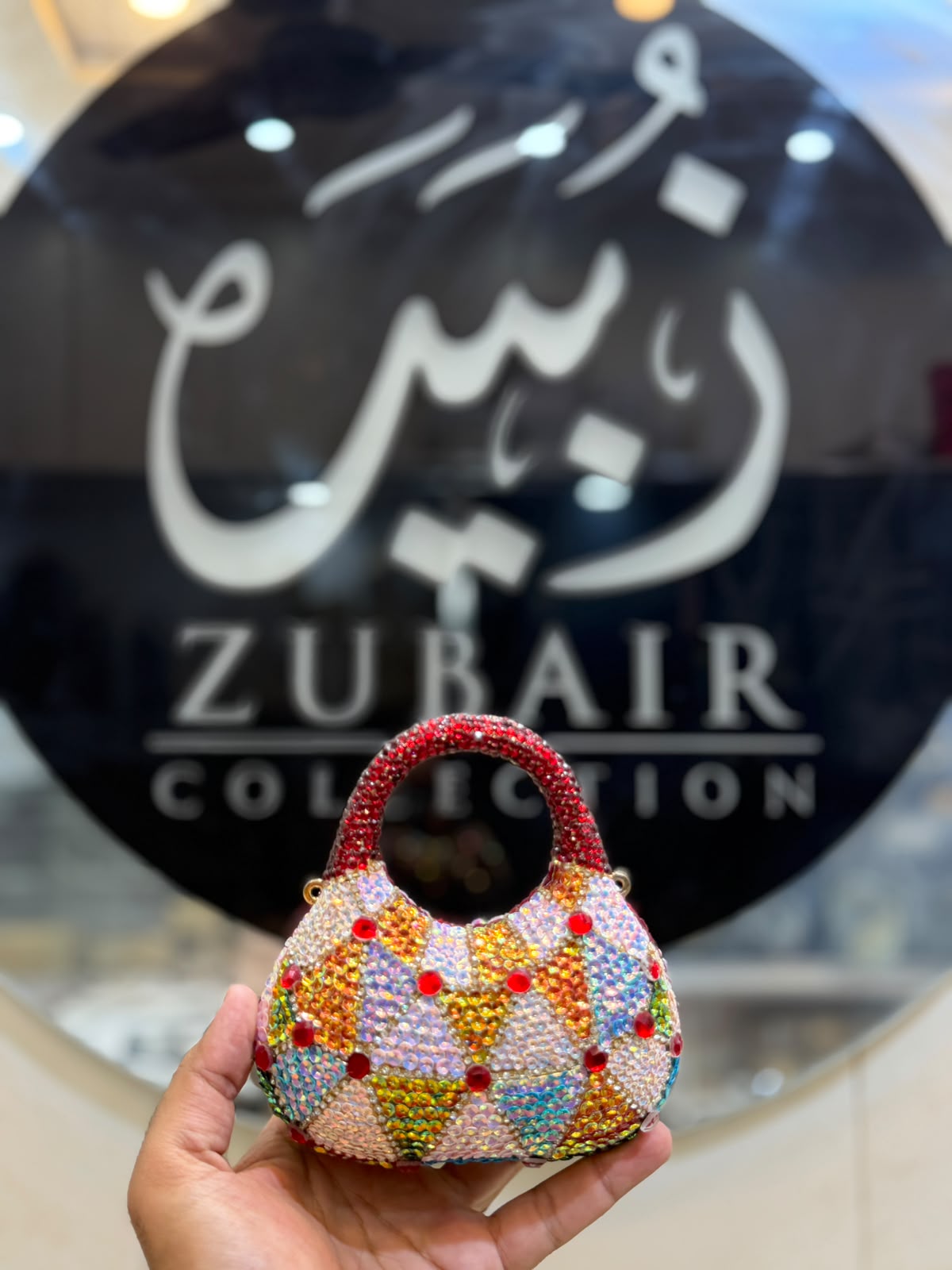 Stylish Kundan Moon Clutch_New Arrivals 28