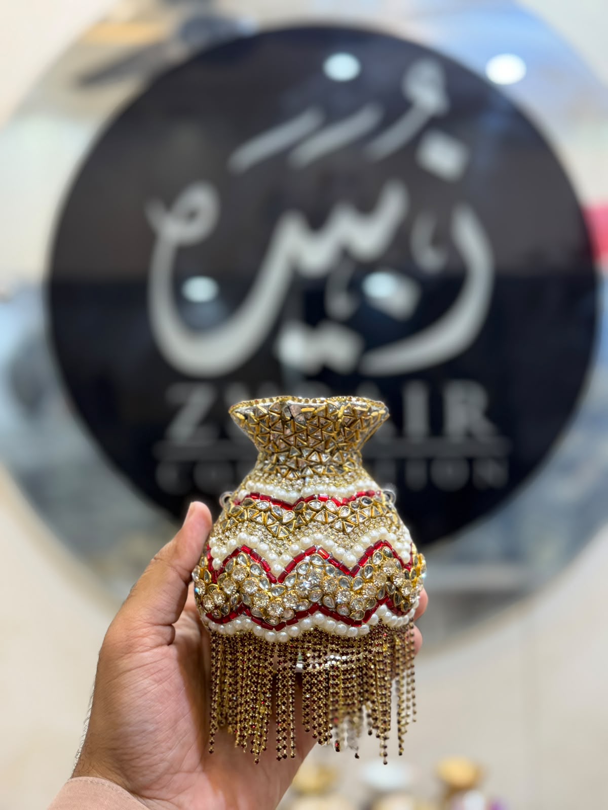 Stylish Kundan Matka Clutch_New Arrivals 8