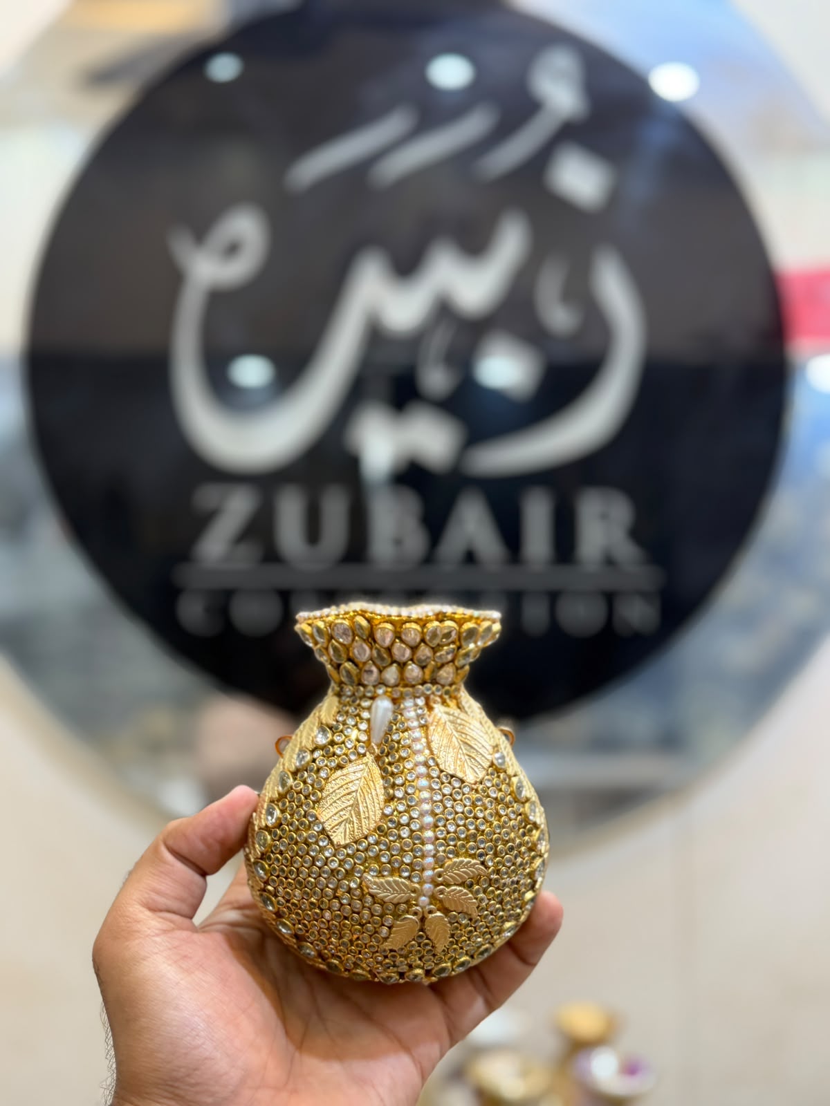 Stylish Kundan Matka Clutch_New Arrivals 11